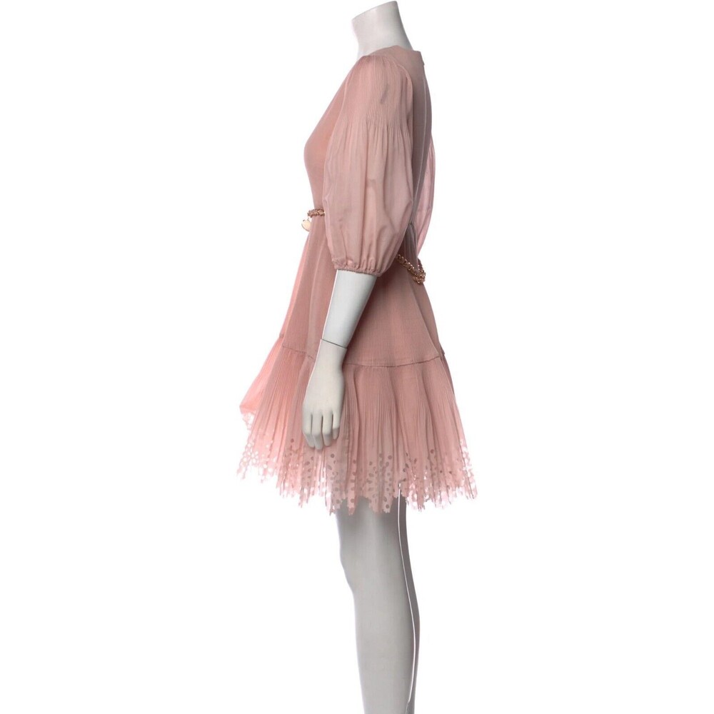 ZIMMERMANN Pleated Dress AU 0P / US 4P color: pink - Picture 7 of 16